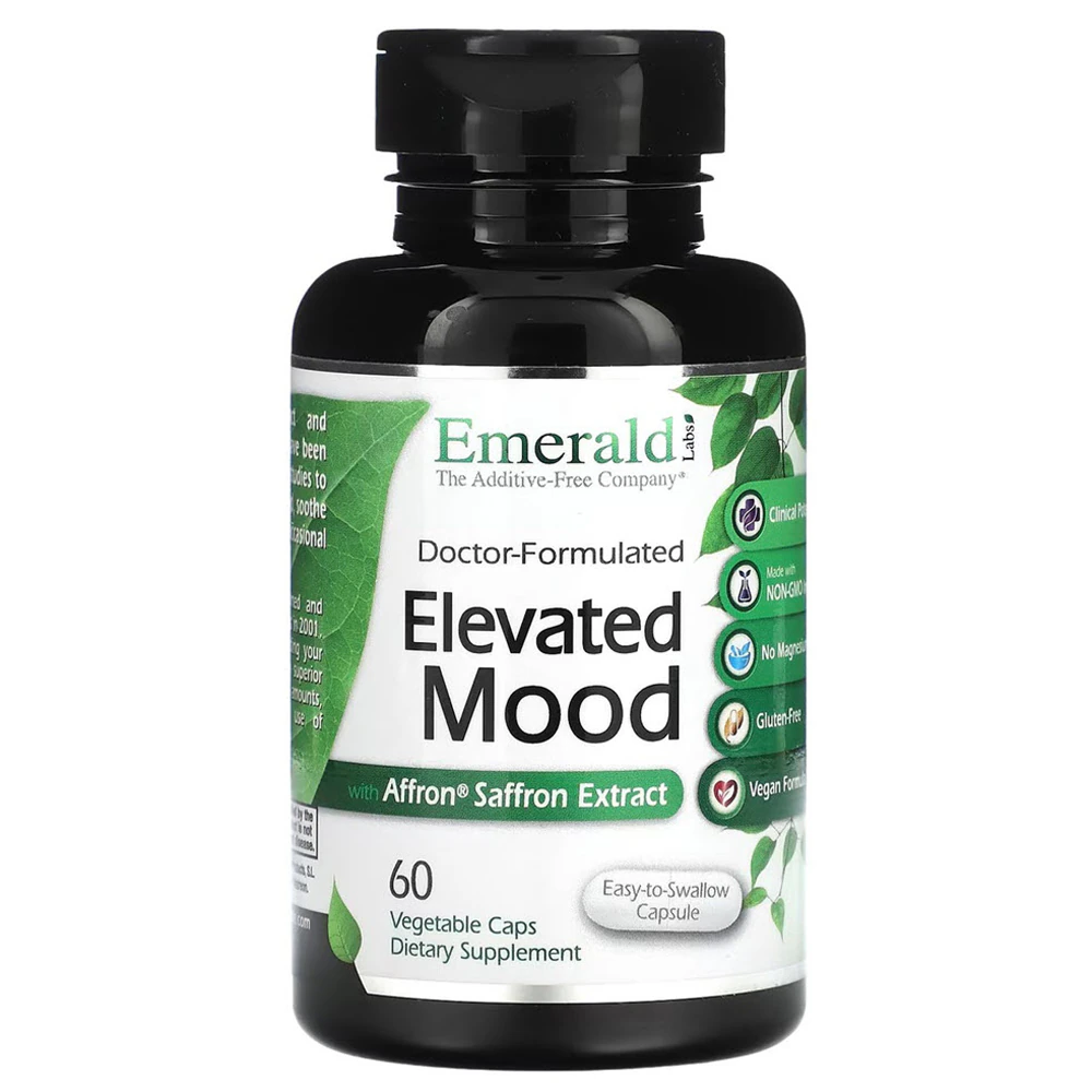 Emerald Labs Elevated Mood -- 60 Vegetable Caps
