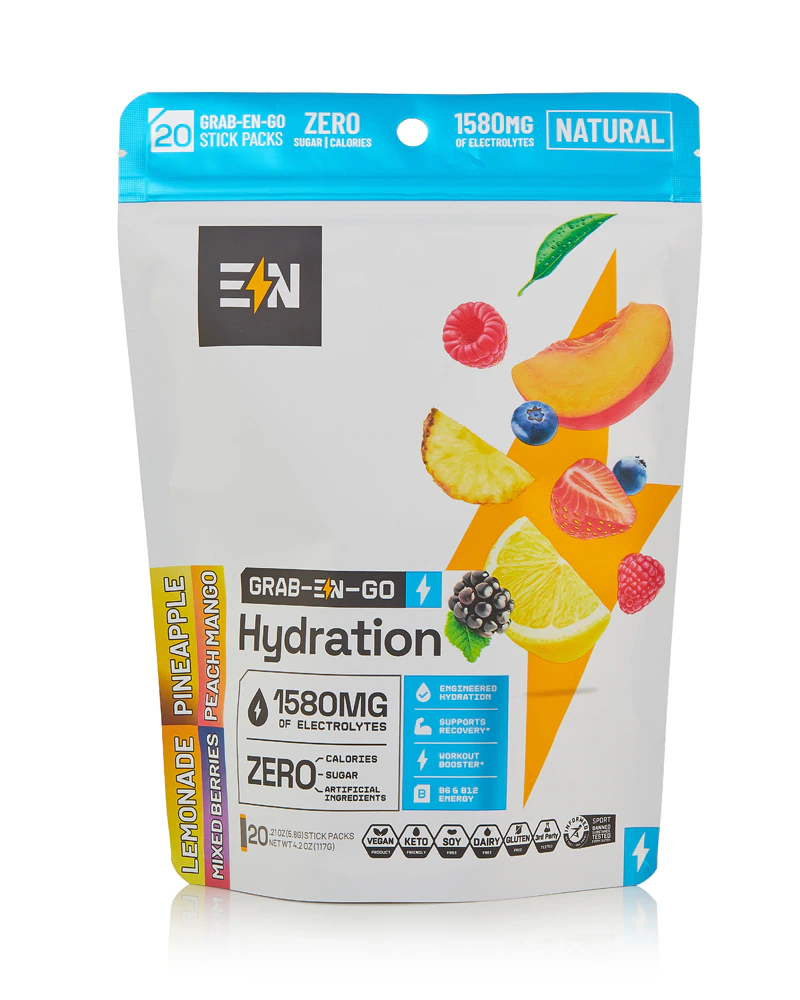 Engineered Nutrition Hydration Drink Mix - Informed Sport Certified Variety Pack -- 20 Stick Packs