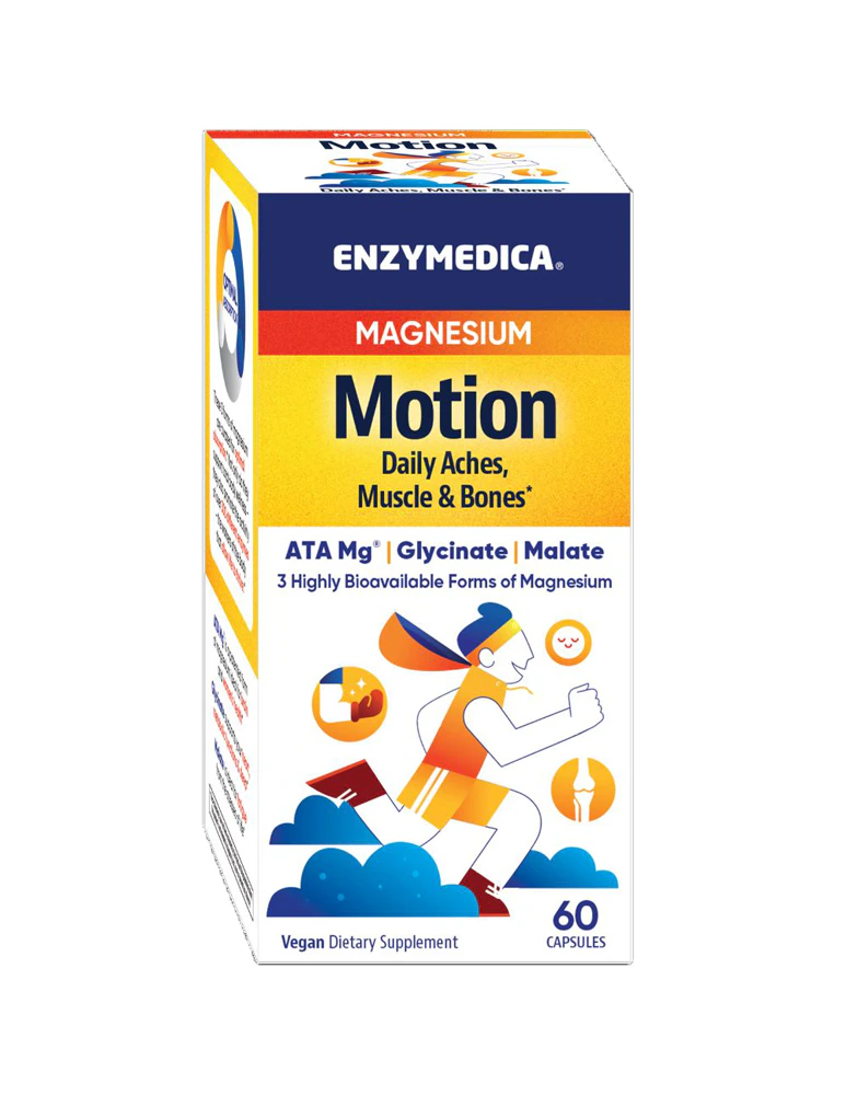Enzymedica Magnesium Motion -- 60 Capsules