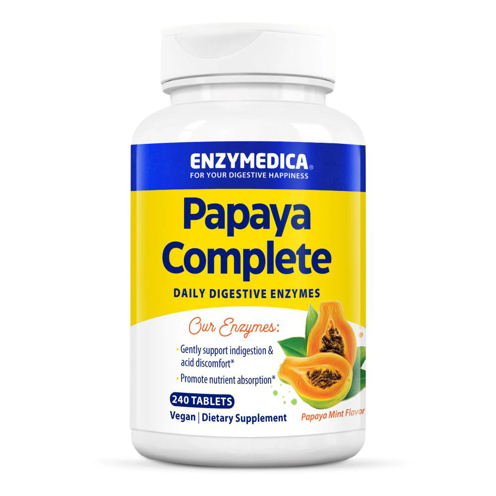 Enzymedica Papaya Complete Papaya Mint -- 240 Tablets