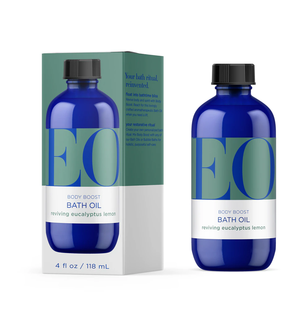 EO Bath Oil - Eucalyptus Lemon -- 4 fl oz