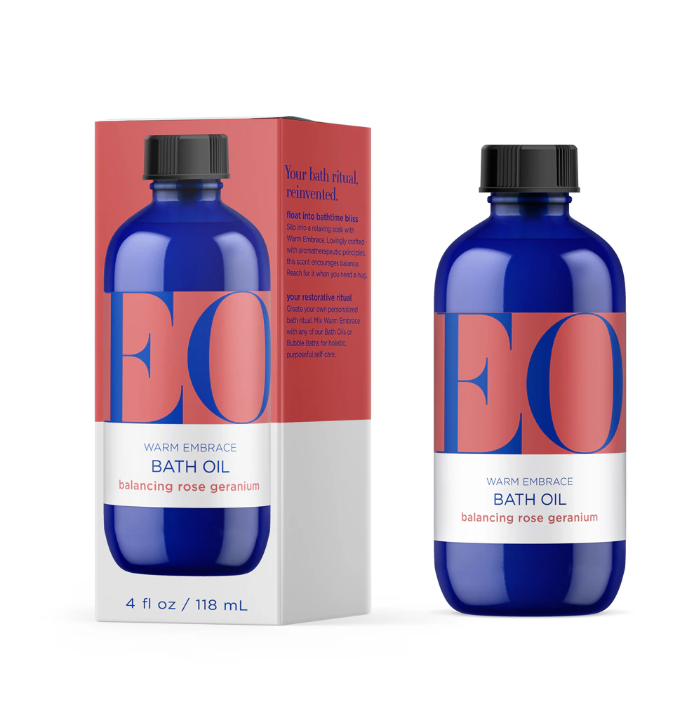 EO Bath Oil - Rose Geranium -- 4 fl oz