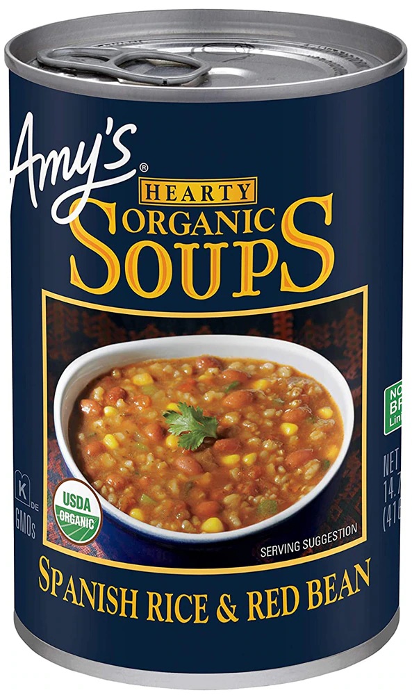Amy's Hearty Organic Soups Spanish Rice and Red Bean -- 14.7 fl oz