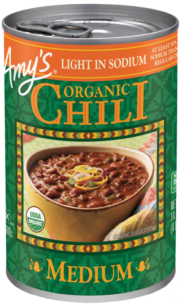 Amy's Organic Chili Light in Sodium -- 14.7 fl oz