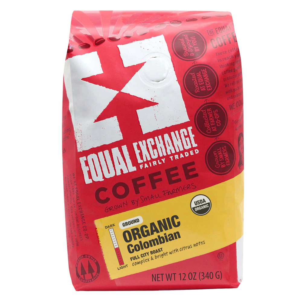Equal Exchange Organic Colombian Ground Coffee -- 12 oz