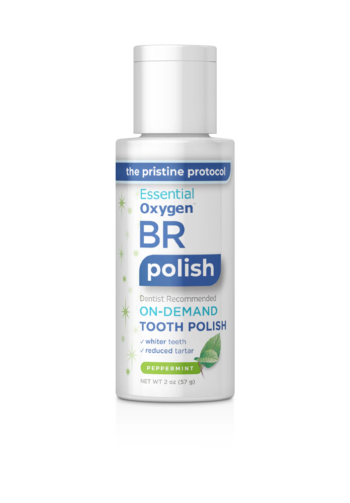 Essential Oxygen BR Tooth Polish Peppermint -- 2 oz
