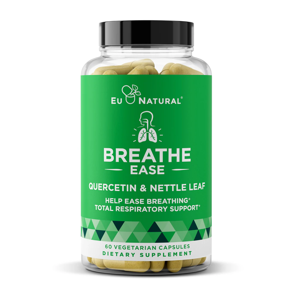 Eu Natural Breathe Ease Seasonal Nasal Health - Healthy Chest -- 60 Vegetarian Capsules