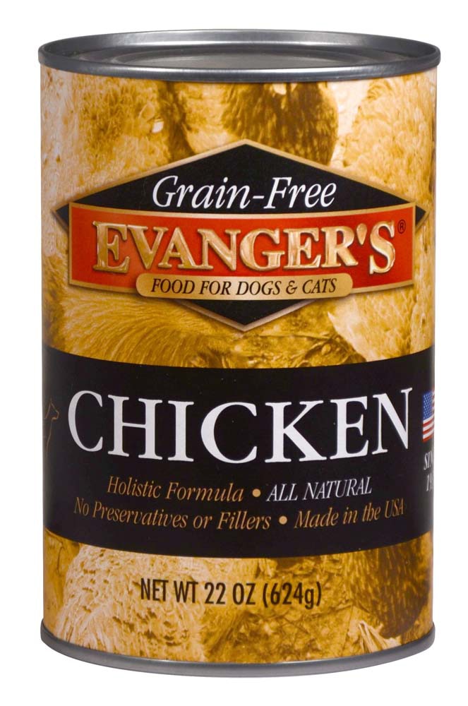 Evanger's Complements Dog + Cat Wet Food Mix-In Grain-Free Chicken -- 20.2 oz