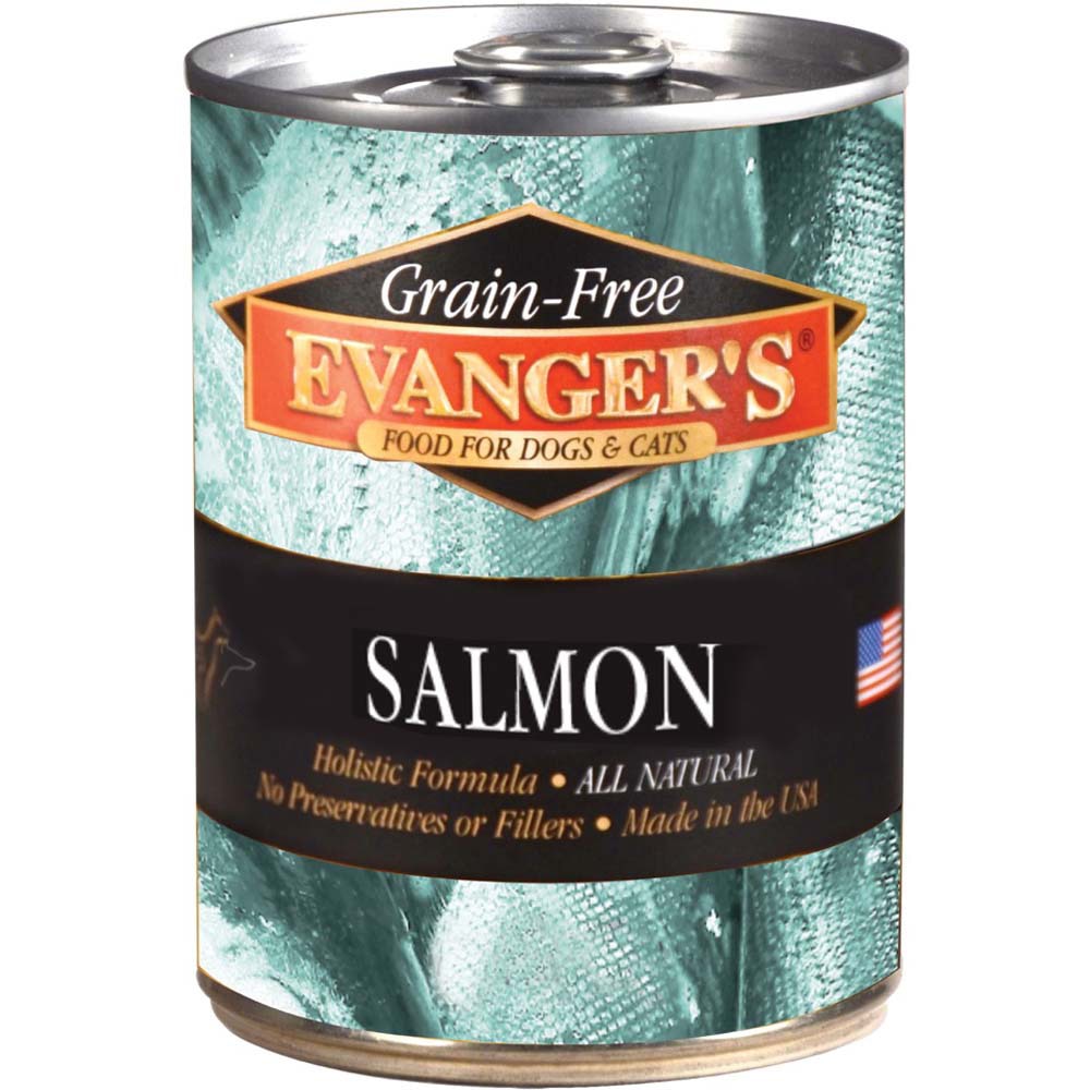 Evanger's Complements Dog + Cat Wet Food Mix-In Grain-Free Wild Salmon -- 12.5 oz