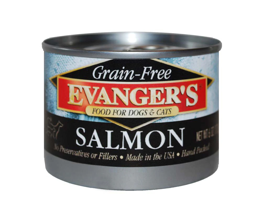 Evanger's Complements Dog + Cat Wet Food Mix-In Grain-Free Wild Salmon -- 6 oz